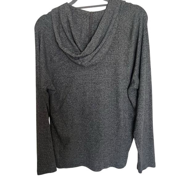 Calvin Klein Men's Hooded Pullover Sweater Size Large Gray Knit Slim Fit - Picture 2 of 9